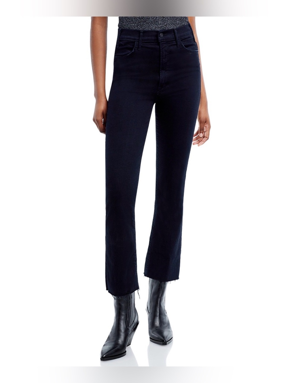 NWT Mother The Hustler High Rise Flare Leg Ankle Jeans
